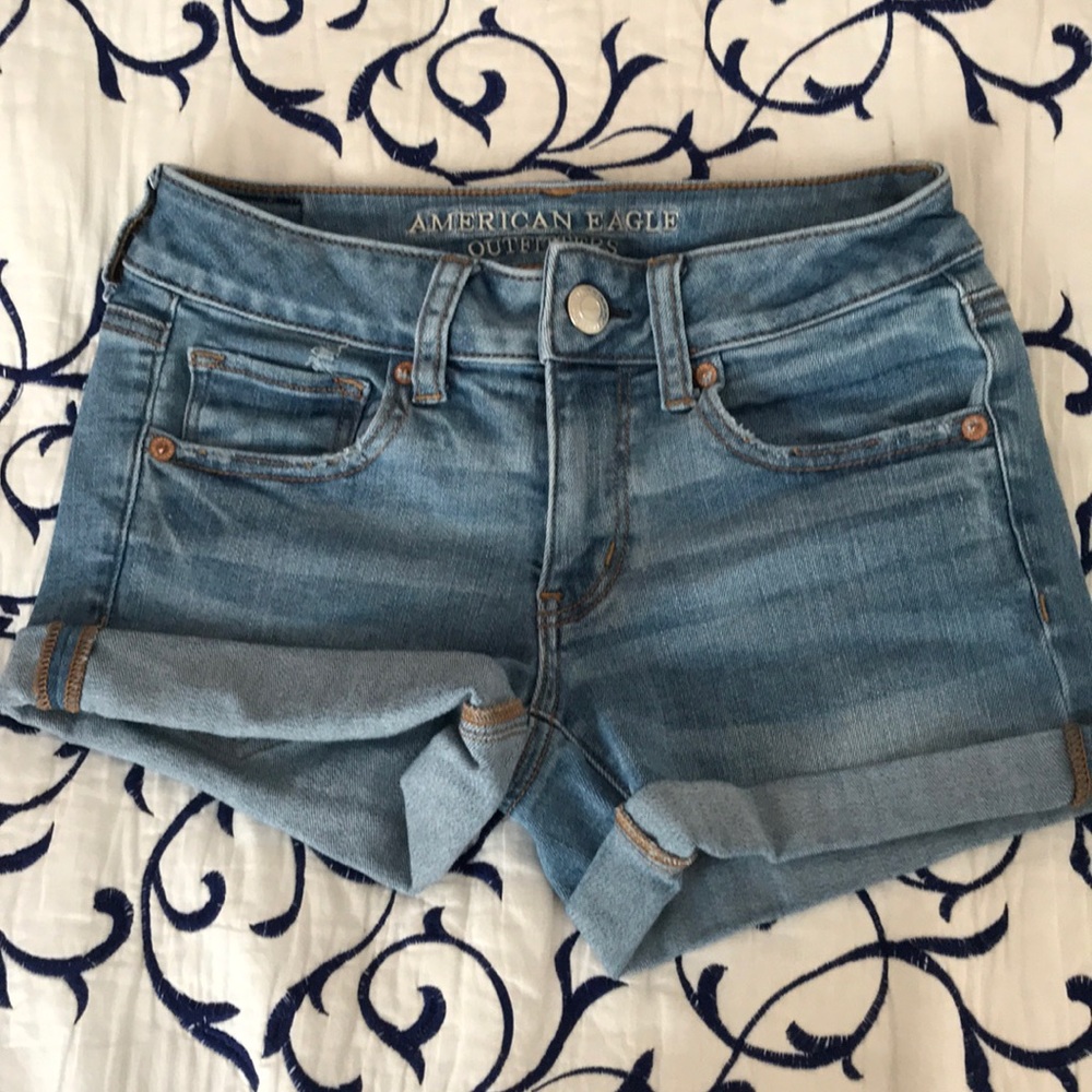 american eagle jean shorts